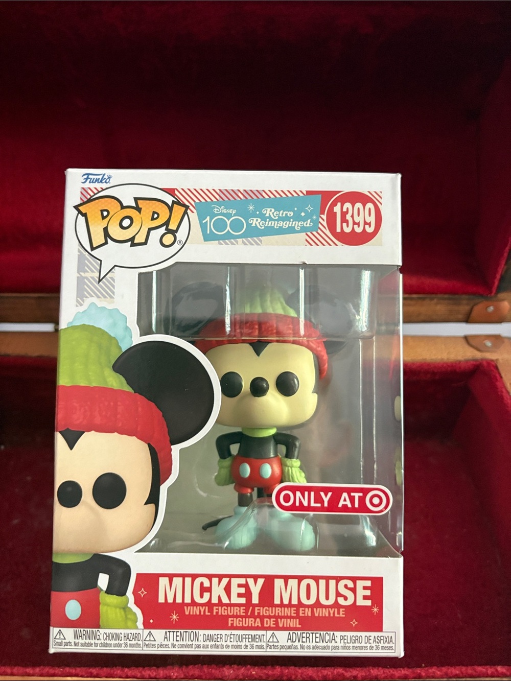 Funko Mickey Mouse Retro Reimagined Figure - Red, Green & Teal